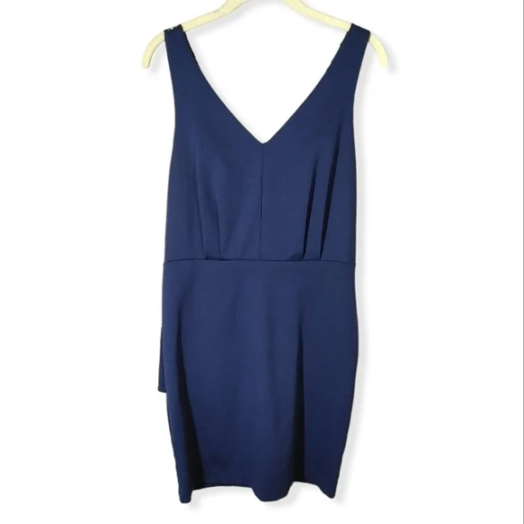 BCBGENERATION Navy Lace Back Dress Size 8